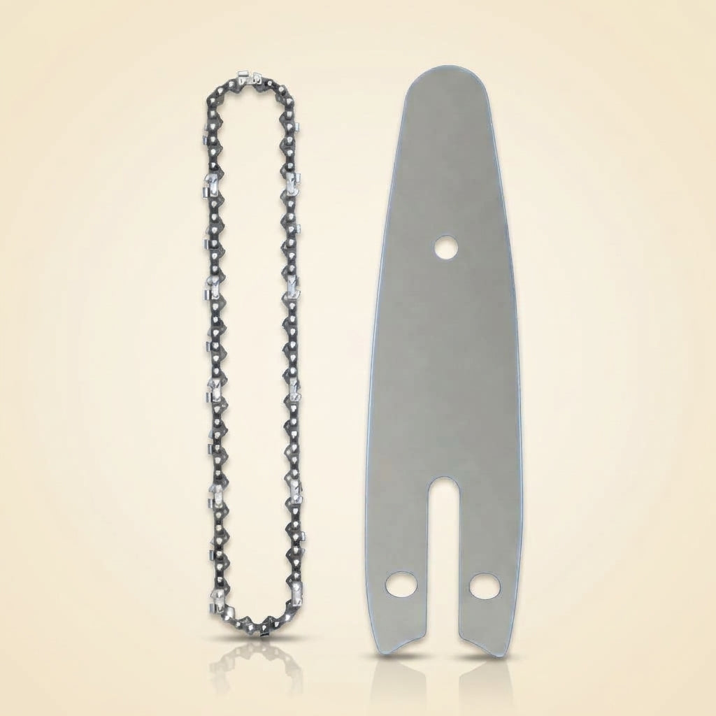 Ketting en zaagblad voor mini-kettingzaag