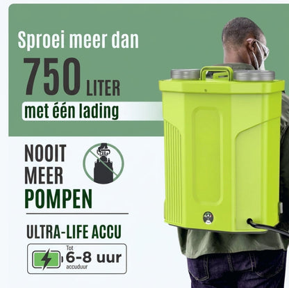 Accu-rugspuit 16 L